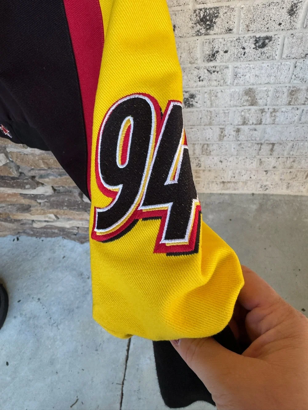 JH Design Bill Elliott McDonald's Winston Cup Vintage Crew Jacket-Size XL